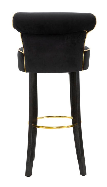Banco Bar Luxy Preto Cm 46x48x96