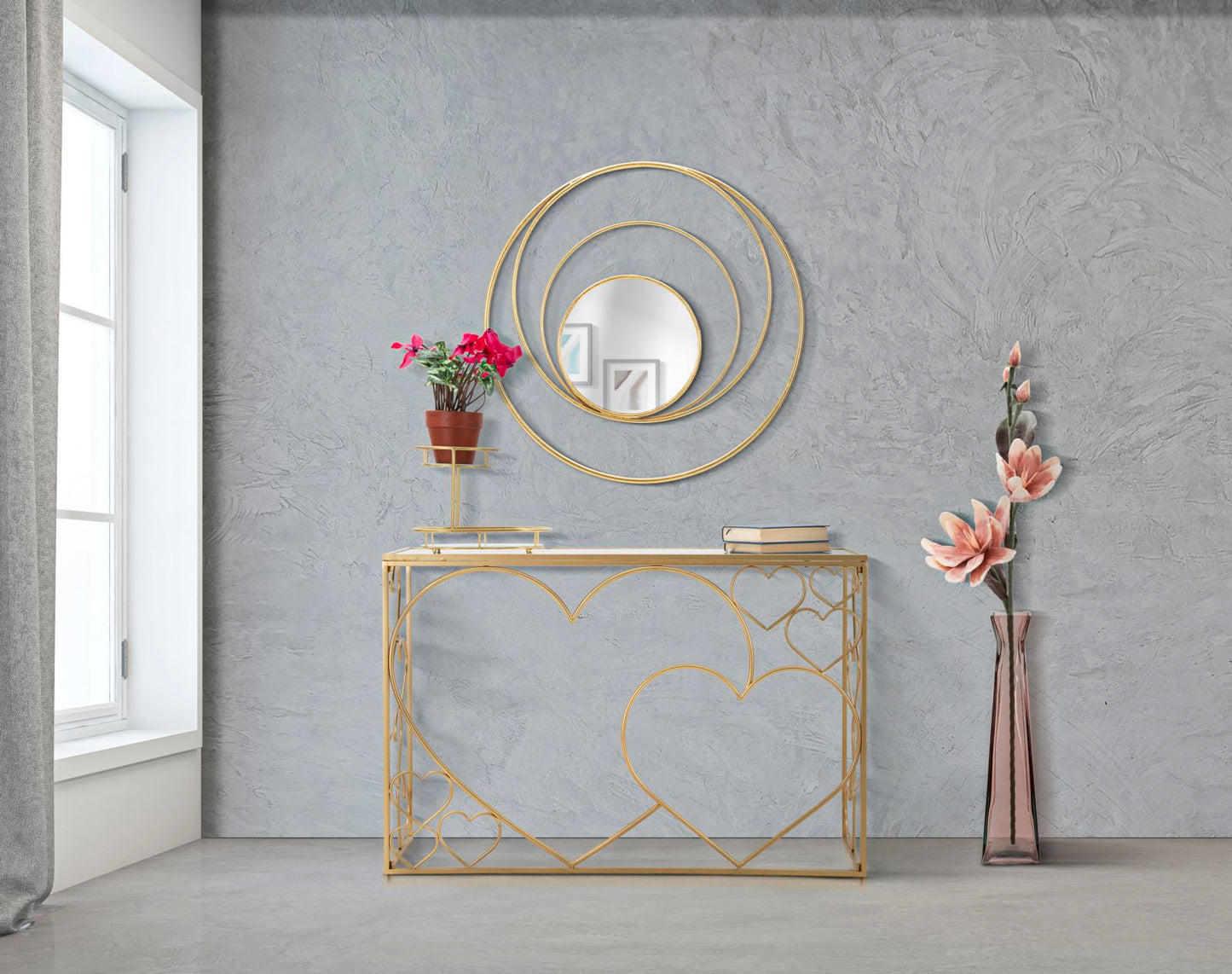 Espelho Arc Glam Cm ø 80x3,5