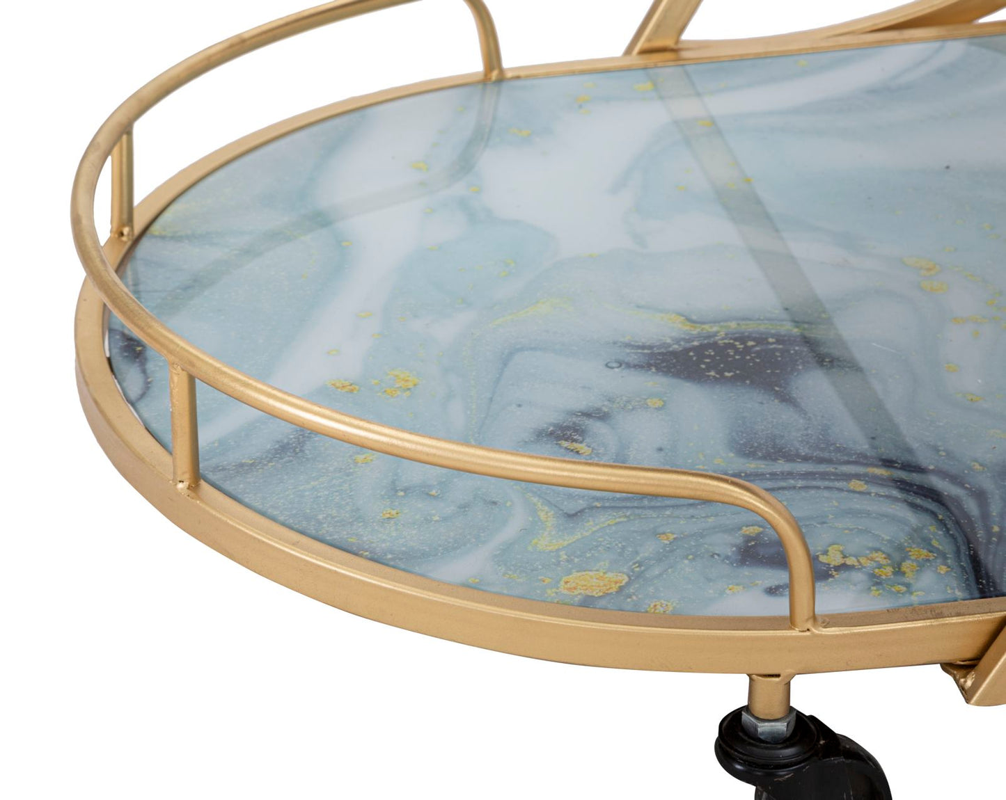 Carrinho Marble Glass Mix Cm71x45,5x84,5