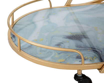 Carrinho Marble Glass Mix Cm71x45,5x84,5