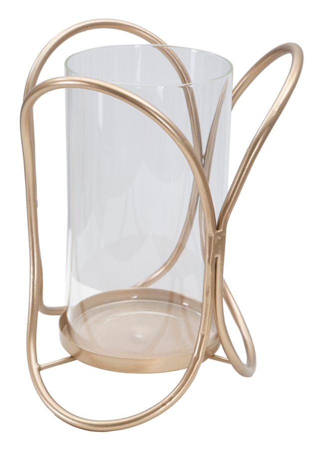 Porta velas Glox Dark Cm ø 16x21,5