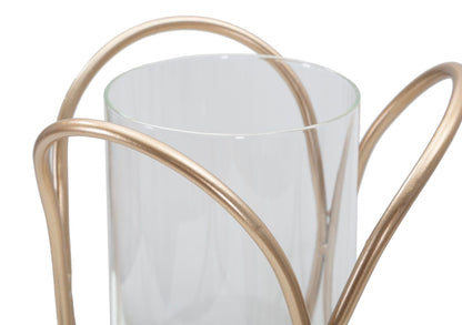 Porta velas Glox Dark Cm ø 16x21,5