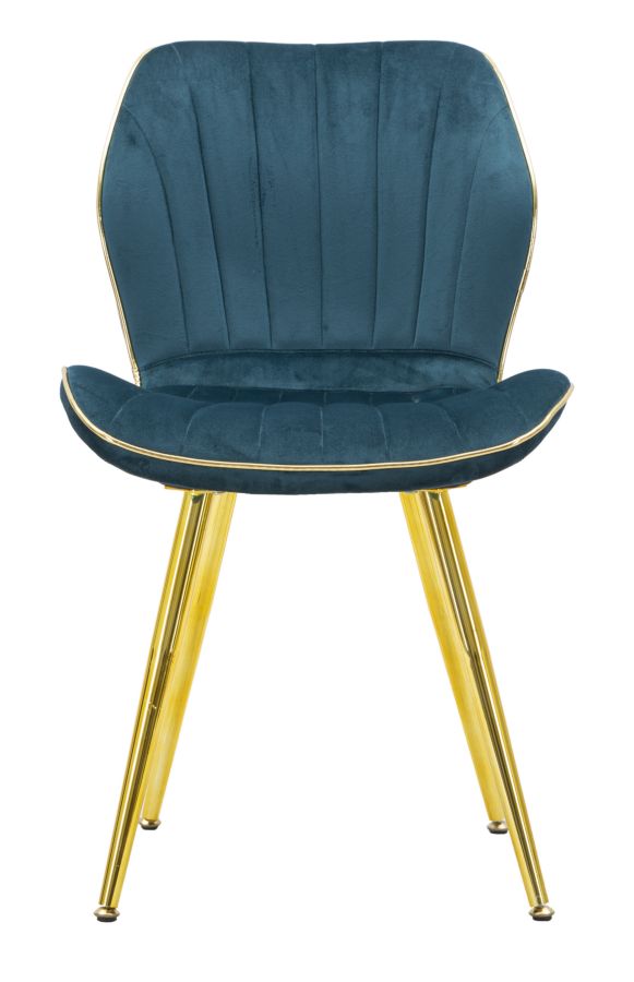 Cadeira Paris Space Ottanio  Dourado Conjunto 2 Un. Cm 46x58x77