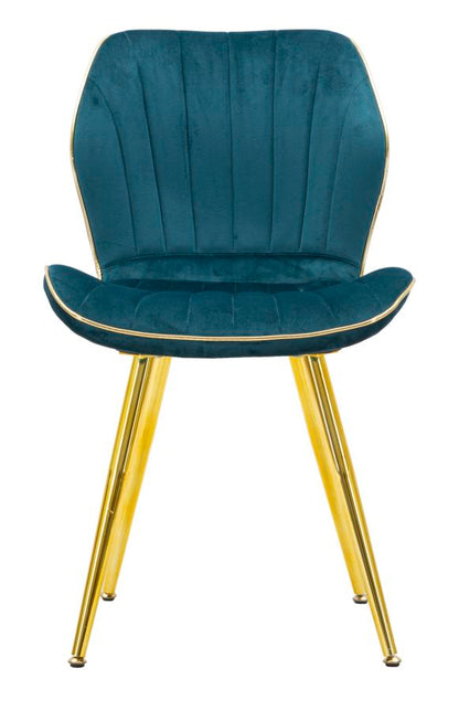 Cadeira Paris Space Ottanio  Dourado Conjunto 2 Un. Cm 46x58x77