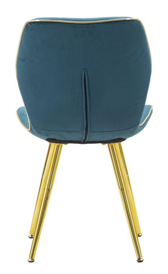 Cadeira Paris Space Ottanio  Dourado Conjunto 2 Un. Cm 46x58x77