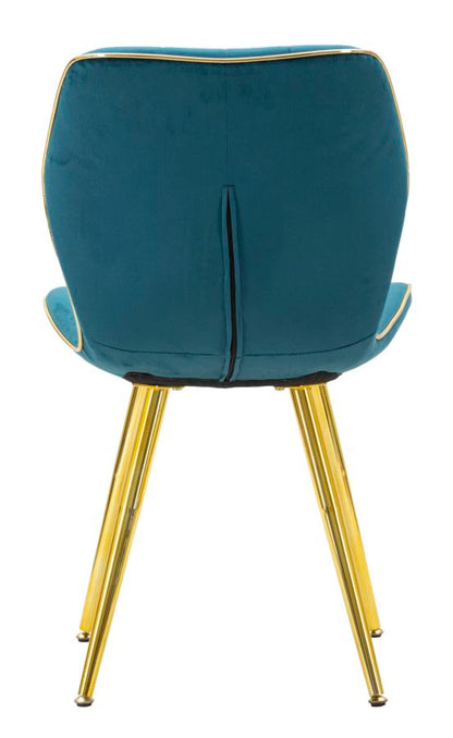 Cadeira Paris Space Ottanio  Dourado Conjunto 2 Un. Cm 46x58x77