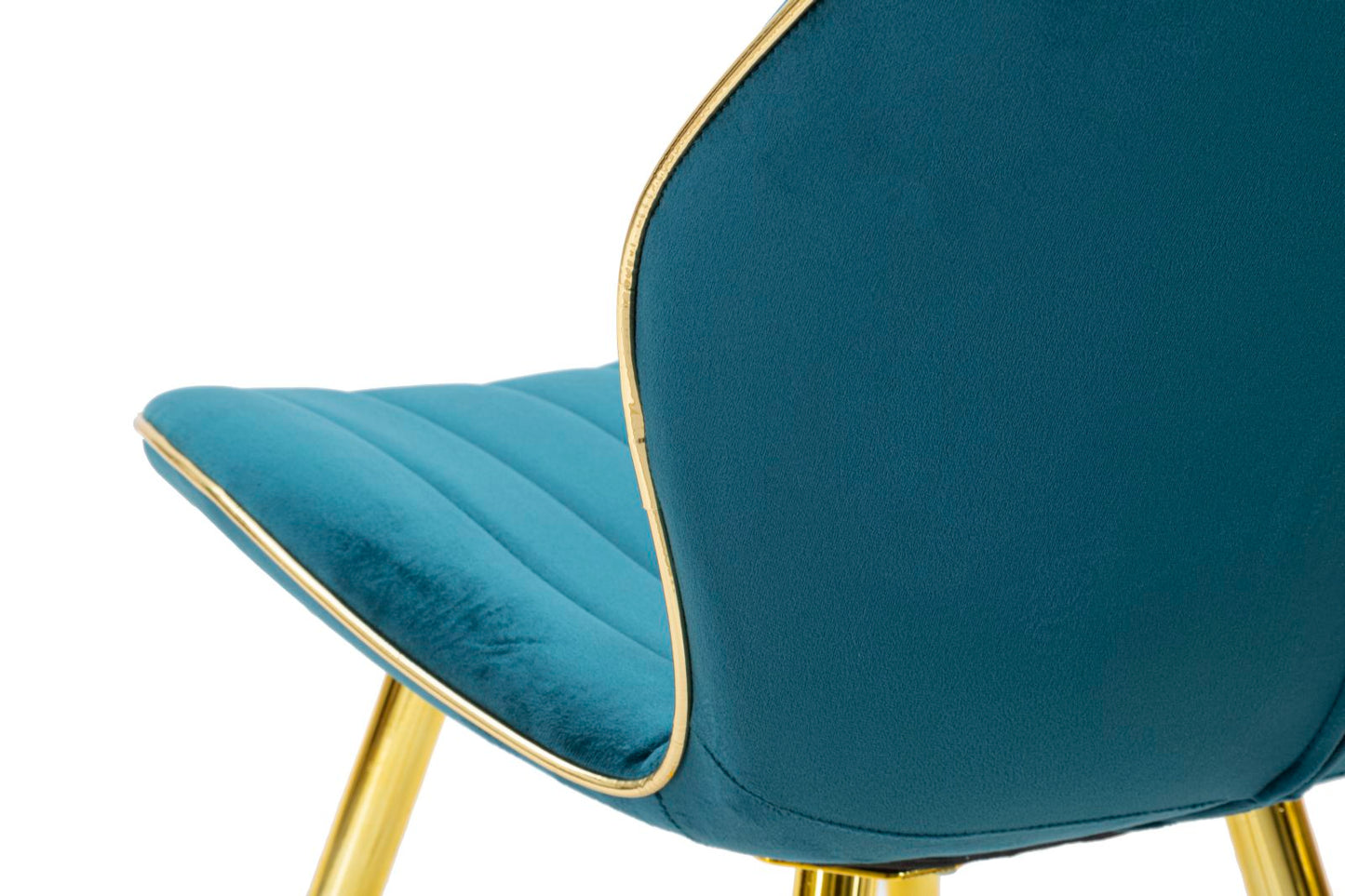 Cadeira Paris Space Ottanio  Dourado Conjunto 2 Un. Cm 46x58x77