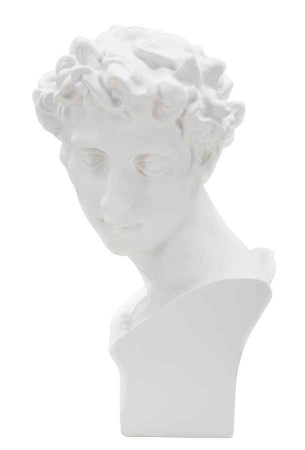 Escultura Romano Jovem Cm 20x17,5x30