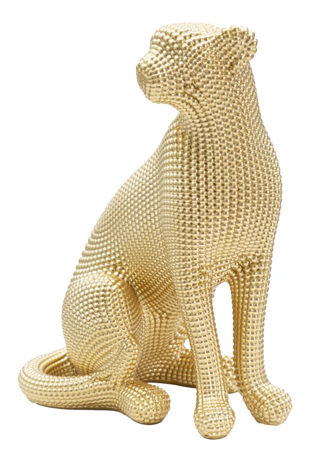 Leopardo Dourado Cm 23x15,5x29