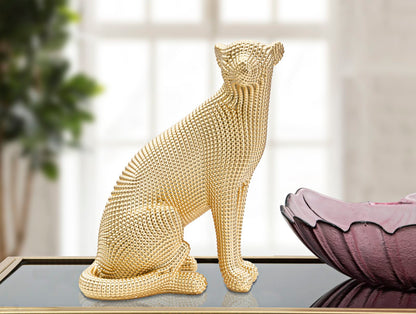 Leopardo Dourado Cm 23x15,5x29