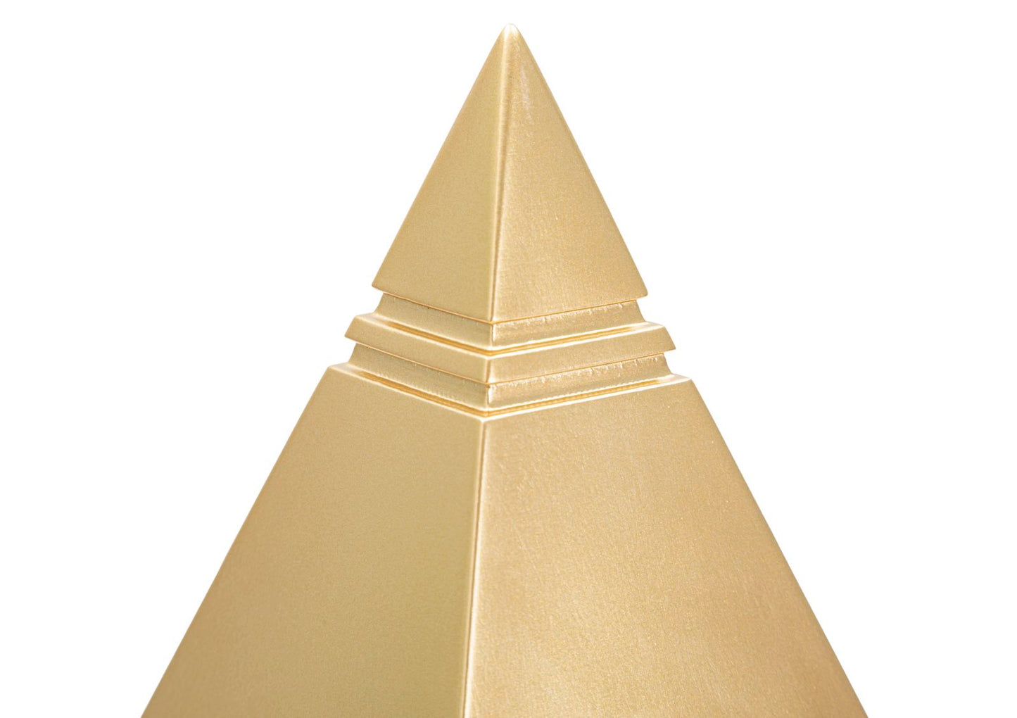 Pirâmide Dourado Cm 11,5x11,5x15,5