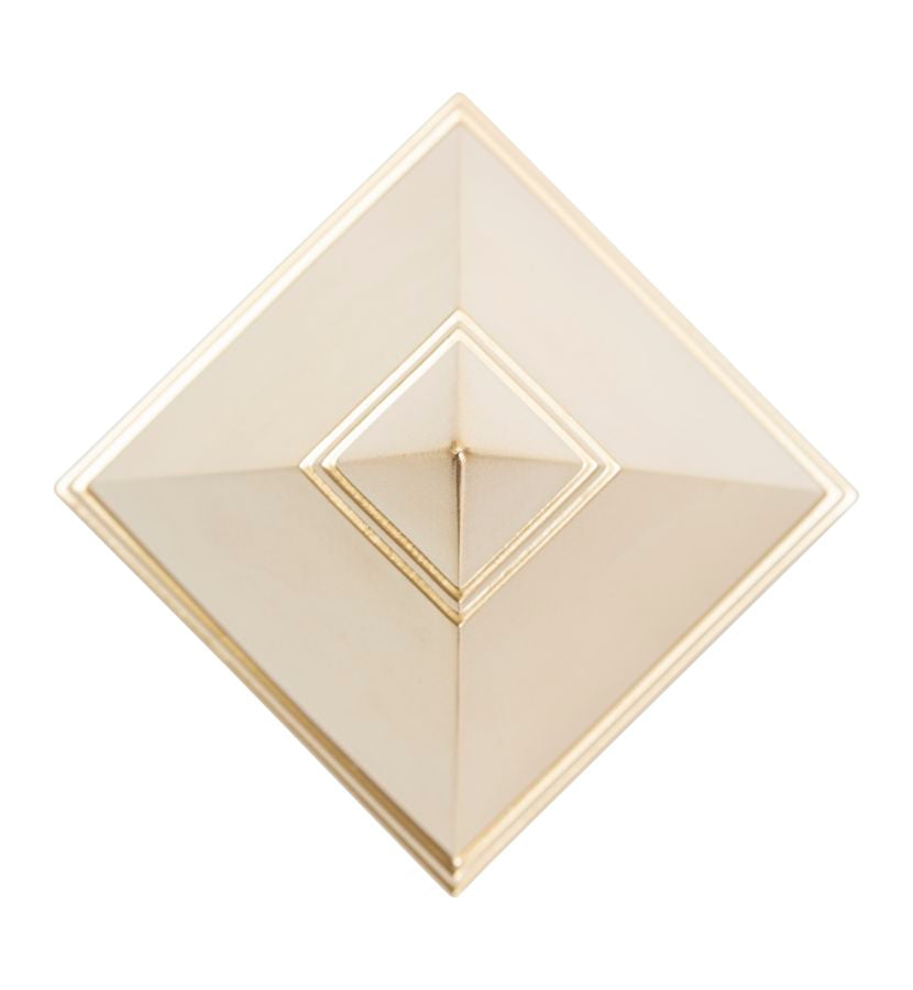 Pirâmide Dourado Cm 11,5x11,5x15,5