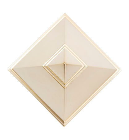 Pirâmide Dourado Cm 11,5x11,5x15,5