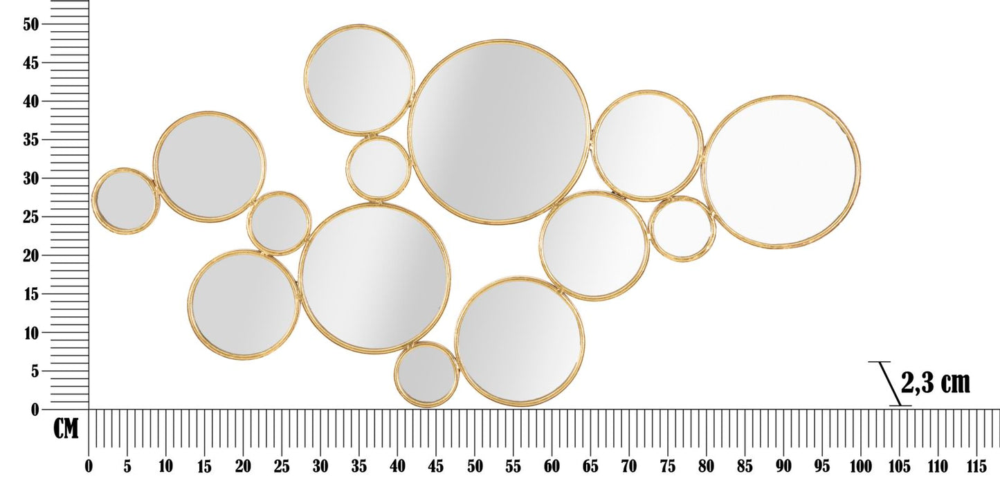 Painel de Parede Mirrors Cm 100x2,3x51,5