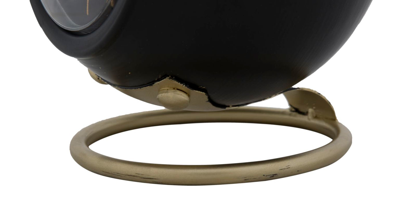 Relógio de Mesa Ball Preto Cm 16x13x19