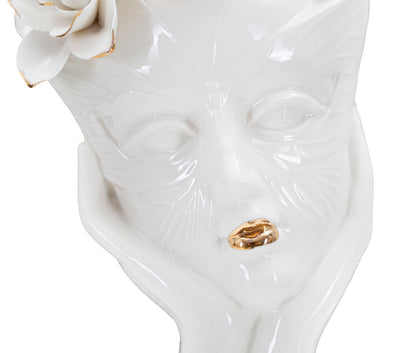 Jarra Mulher Mask Cm 16,5x14x27,3