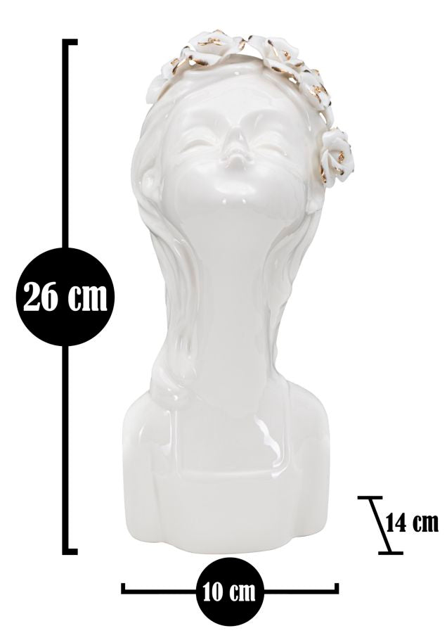 Jarra Jovem Lady Roses Cm 10x14x26
