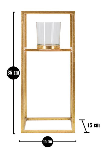 Porta velas Elegant Cm 15x15x35