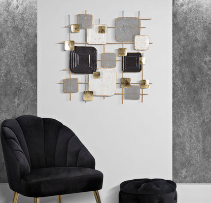 Painel em Ferro Cubes Cm 80x5x80