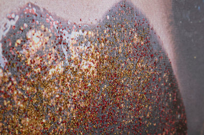 Impressão Sobre Tela Beautiful Lips Cm 80x3,8x120