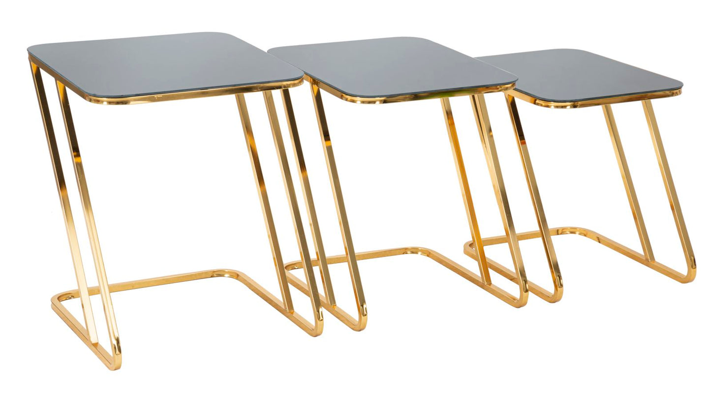 Mesas Auxiliares Simple Conjunto 3pz Cm 44x50,5x55,5-39x49x51-34x47x45