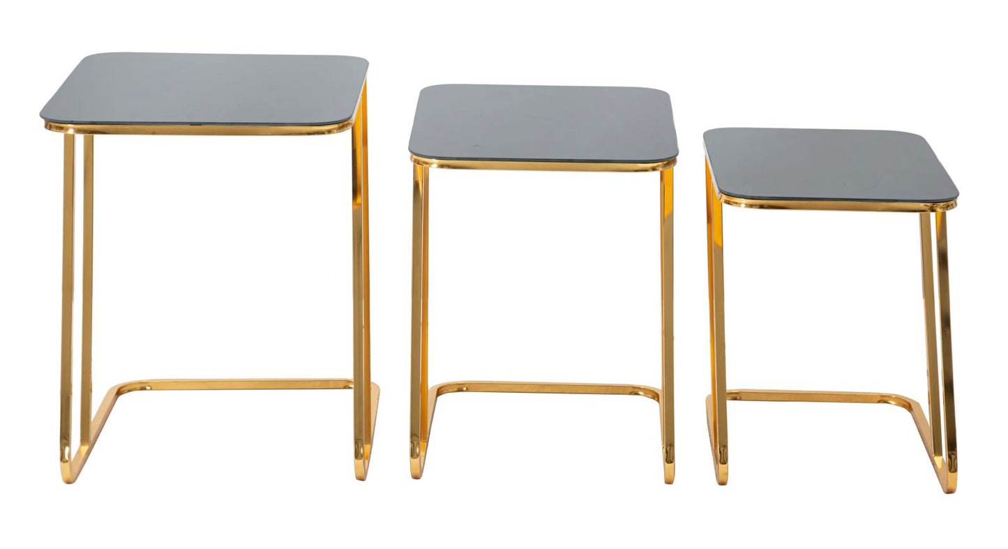 Mesas Auxiliares Simple Conjunto 3pz Cm 44x50,5x55,5-39x49x51-34x47x45