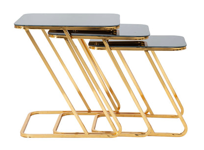 Mesas Auxiliares Simple Conjunto 3pz Cm 44x50,5x55,5-39x49x51-34x47x45
