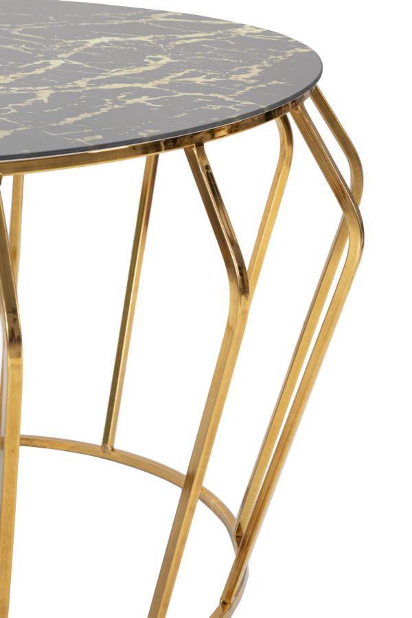 Mesa Auxiliar de Café Histor Cm ø 78x44,5