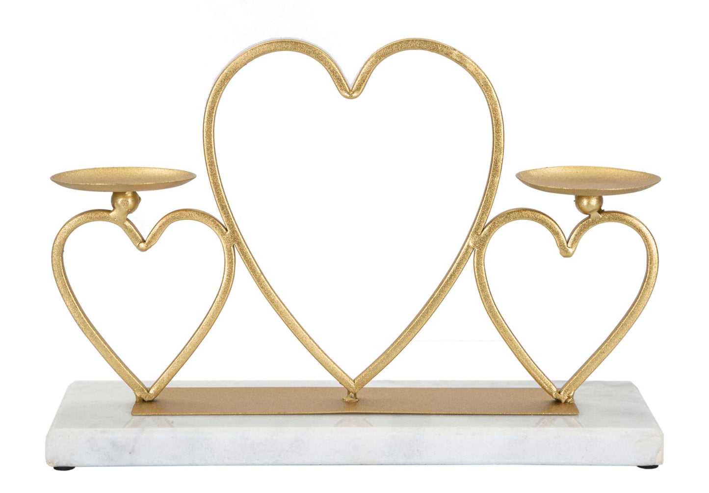 Porta velas Hearts Cm Cm 30x9x20