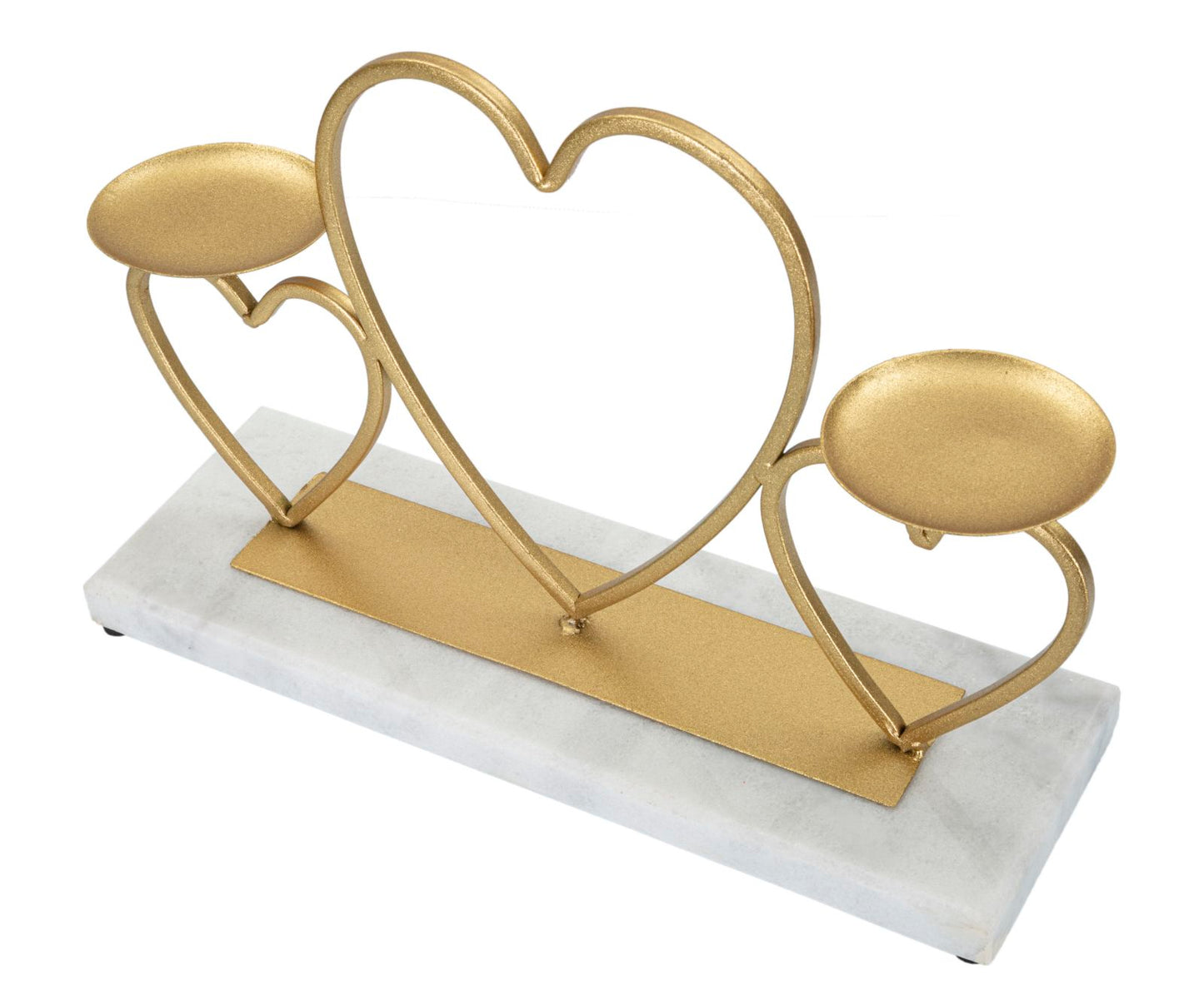 Porta velas Hearts Cm Cm 30x9x20