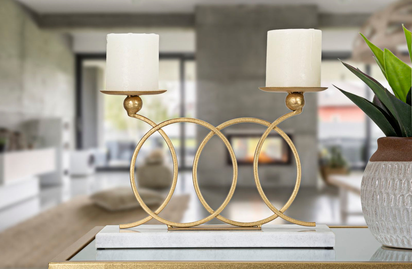 Porta velas Infinity Cm 30x9x20