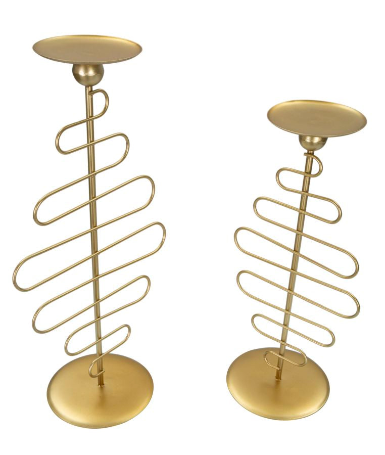 Porta velas Alid Par Cm 25x16x51 - 20x16x43