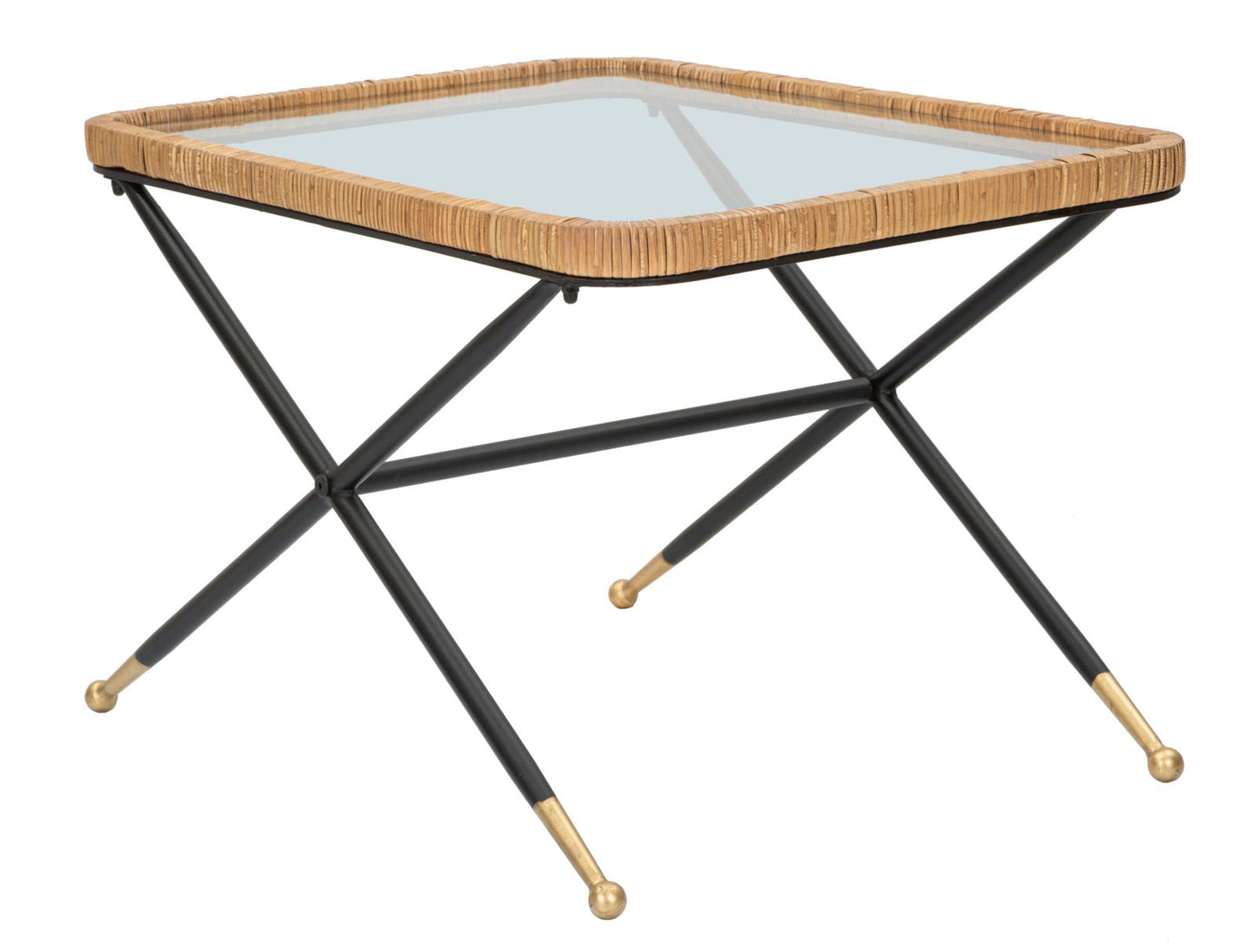 Mesa de Café Saint Barth Rett. Cm 70x50x45