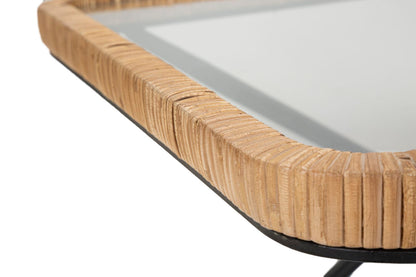 Mesa de Café Saint Barth Rett. Cm 70x50x45