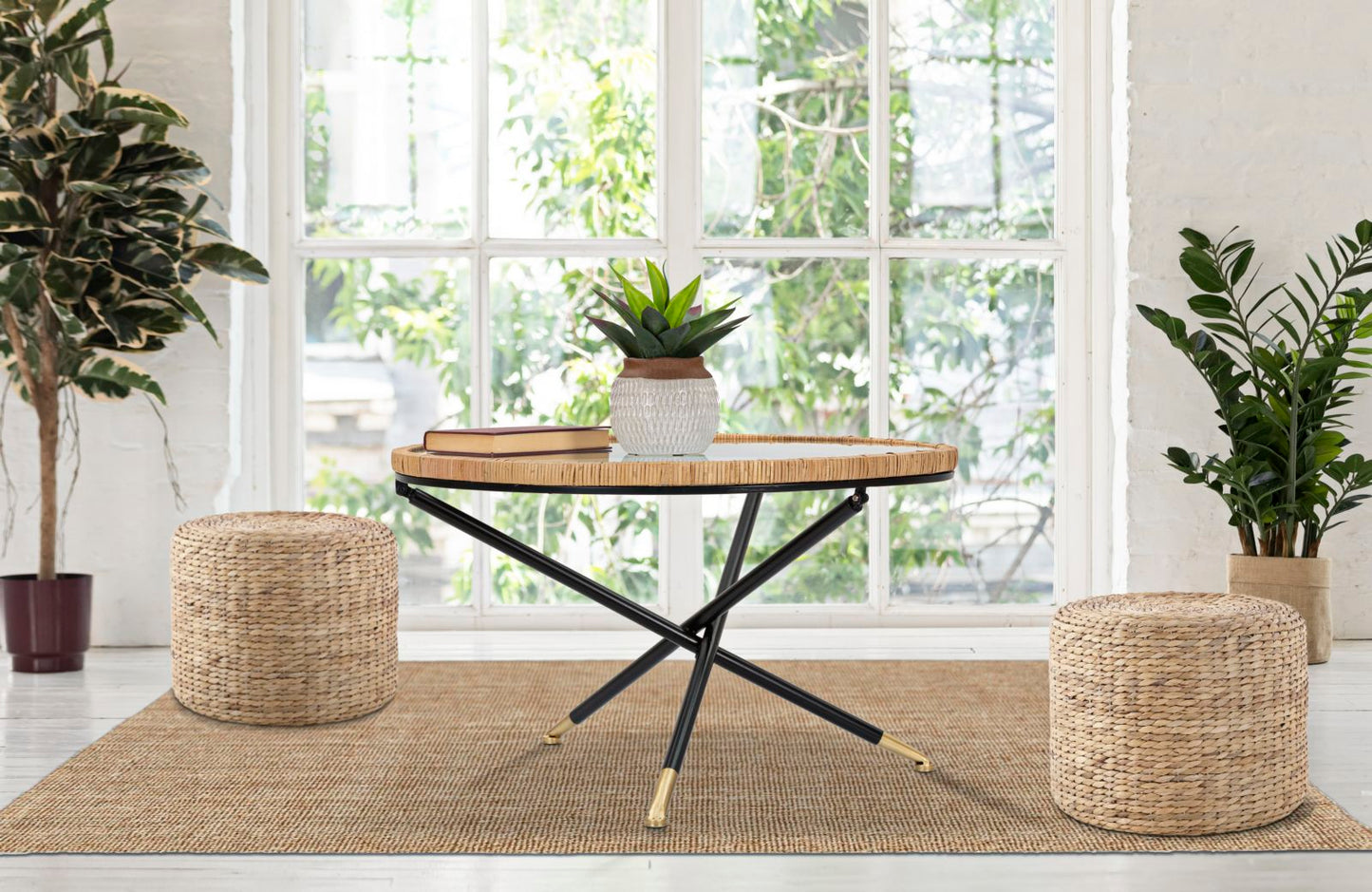 Mesa de Café Saint Barth Rotondo Cm ø 80x46,5