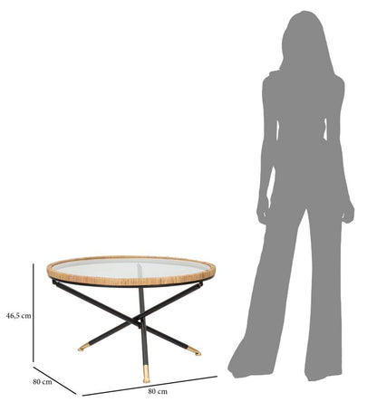 Mesa de Café Saint Barth Rotondo Cm ø 80x46,5