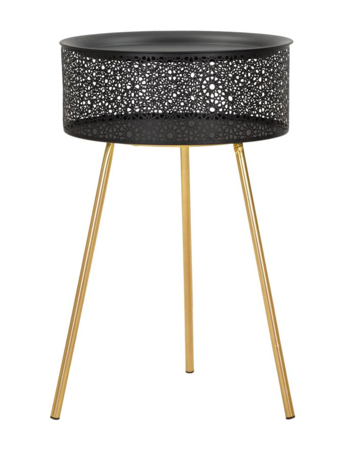Mesa Auxiliar Blacky Cm ø 40x65
