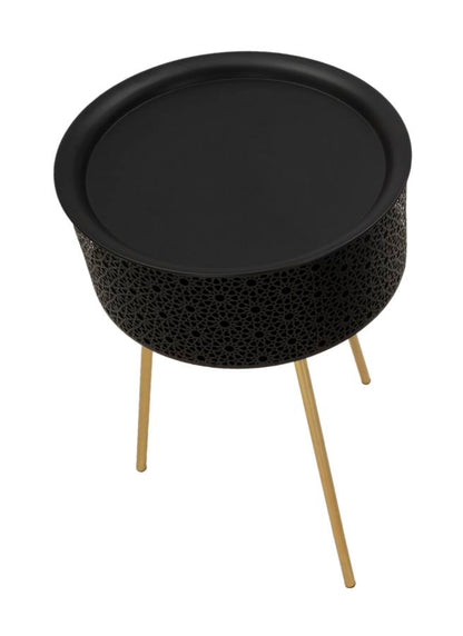Mesa Auxiliar Blacky Cm ø 40x65