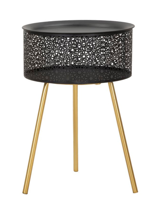 Mesa Auxiliar Blacky Cm ø 35x50