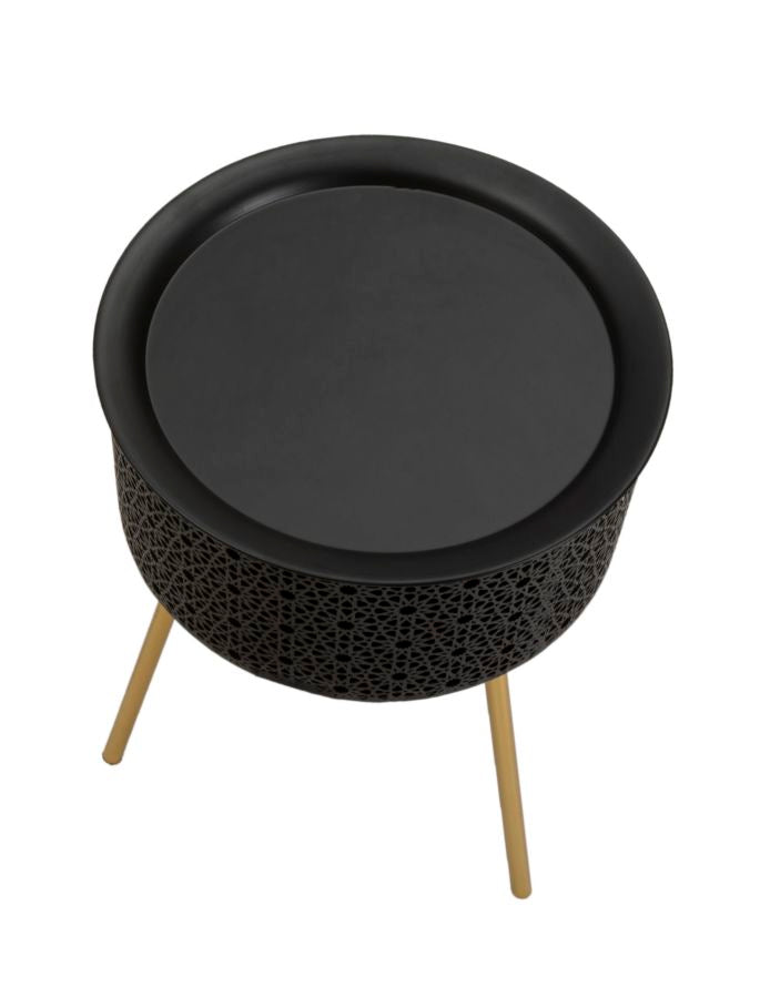 Mesa Auxiliar Blacky Cm ø 35x50