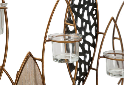 Porta velas de Parede Fish Cm 66x9x40,5