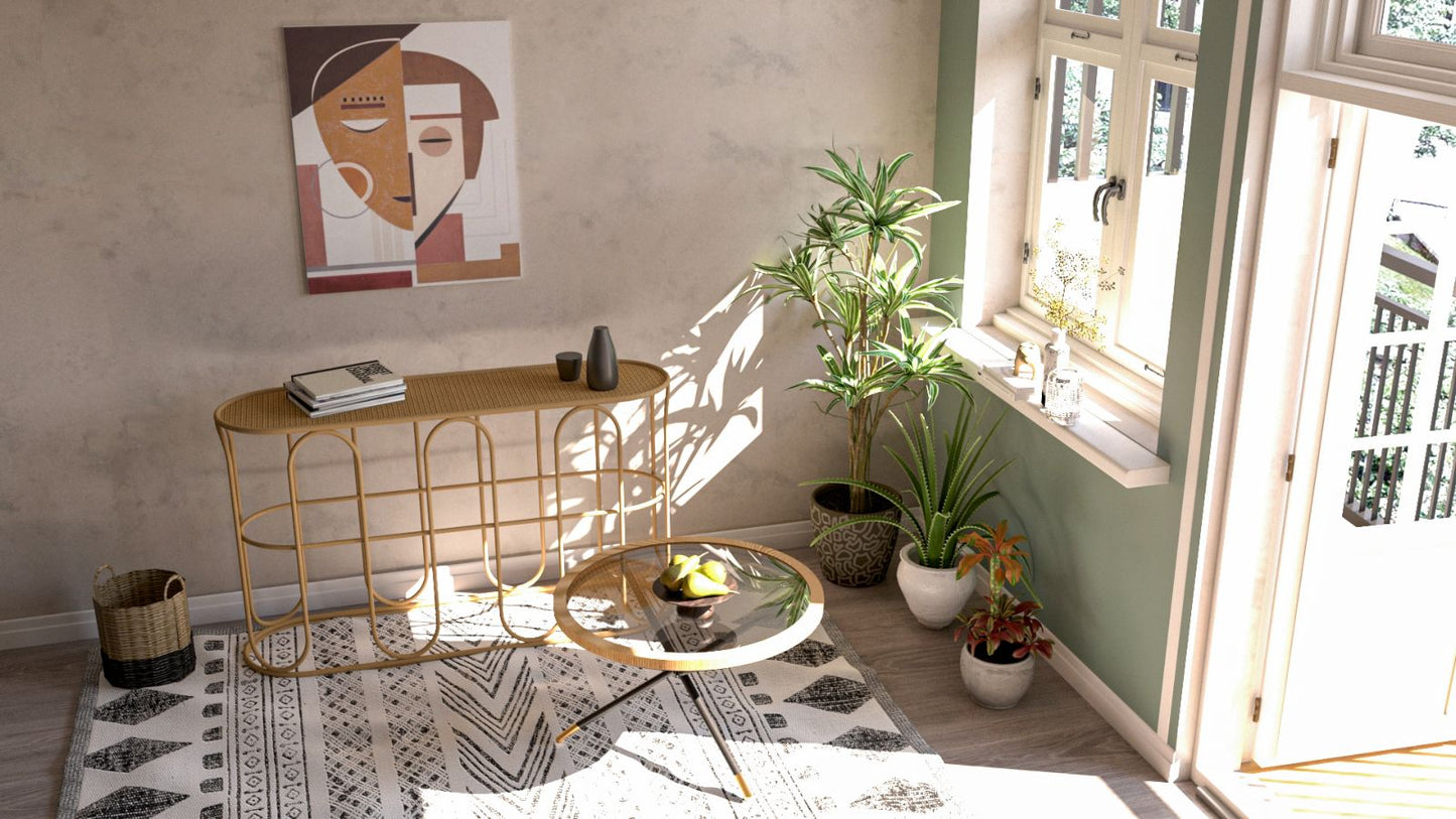 Mesa de Café Saint Barth Rotondo Cm ø 80x46,5