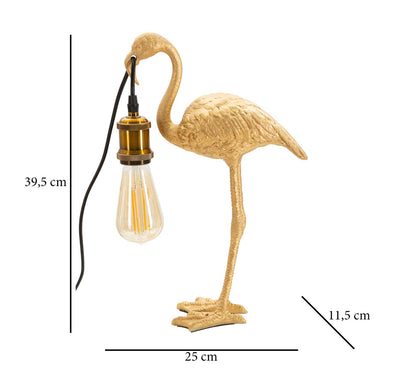 Candeeiro de Mesa Flamingo Cm 13x11,5x39,5