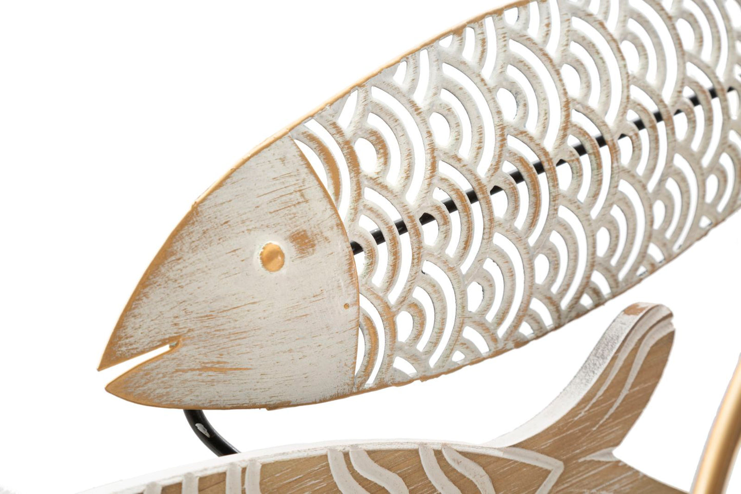 Painel em Ferro Fishy Move Cm 142,9x5x61,6