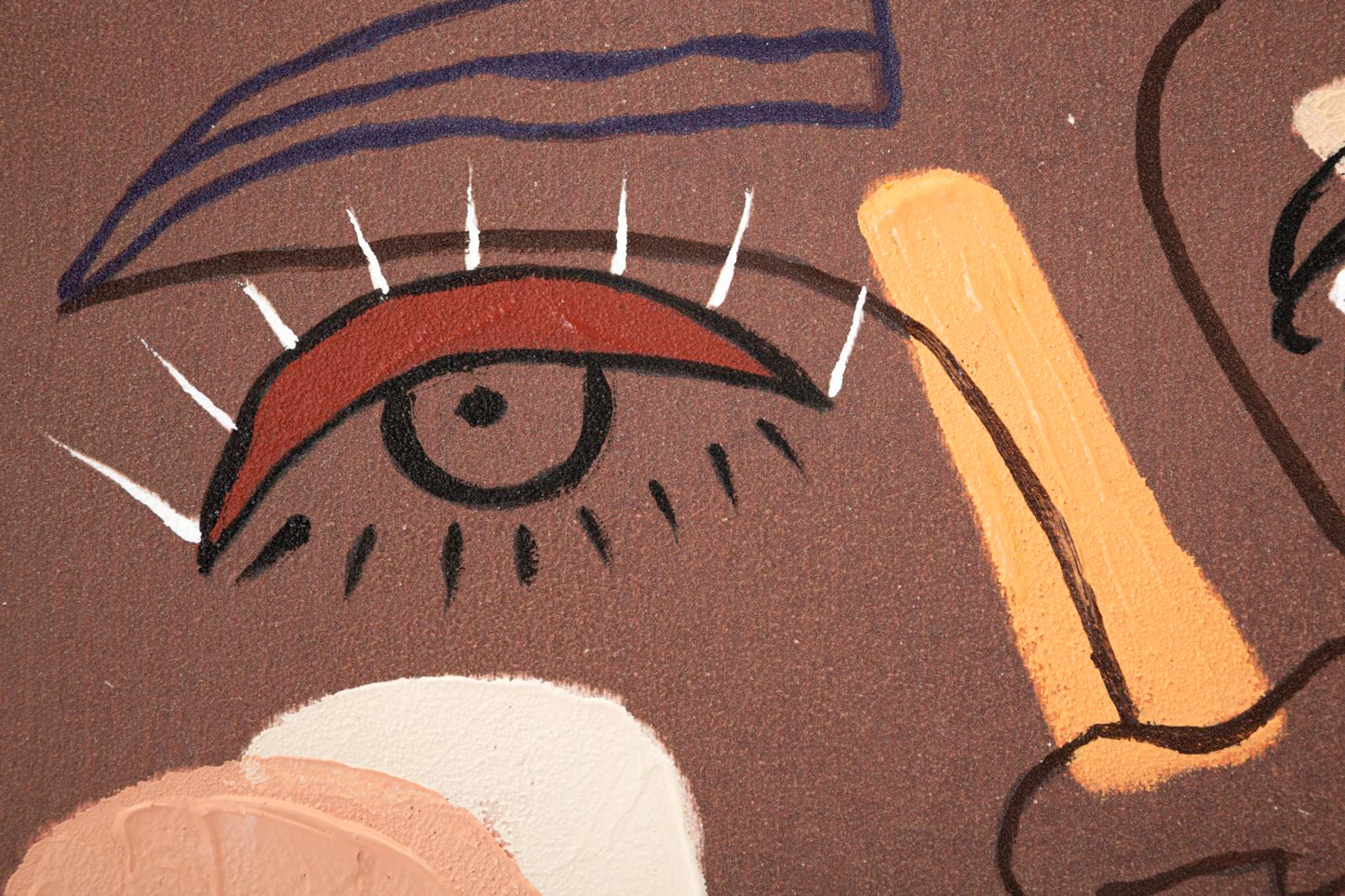Pintura Sobre Tela Tribal -A- Cm 80x2,8x100