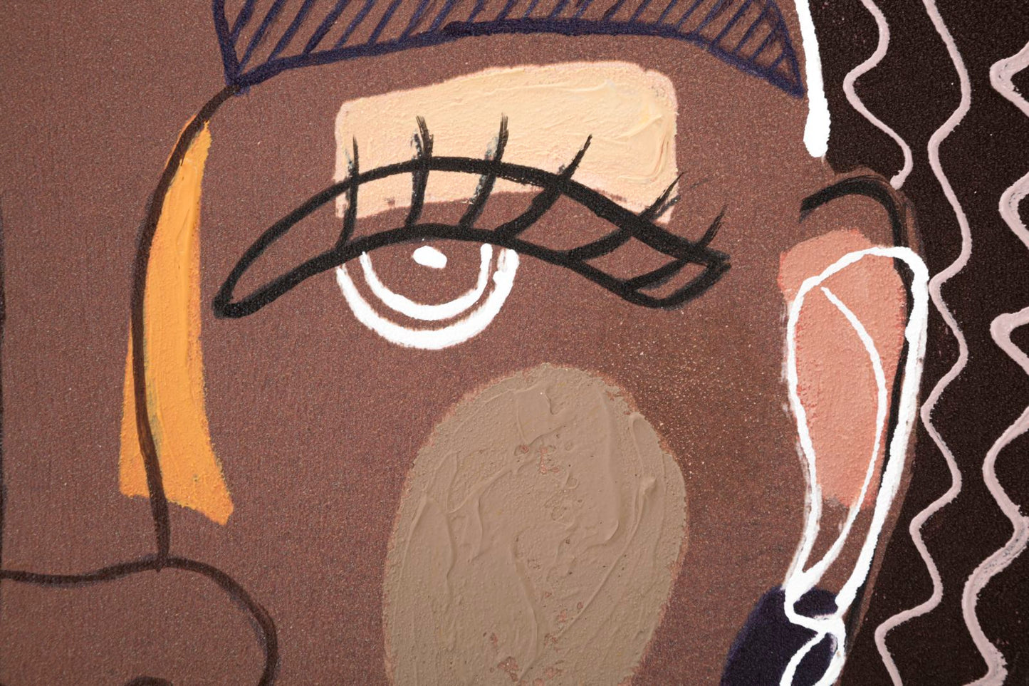 Pintura Sobre Tela Tribal -B- Cm 80x2,8x100