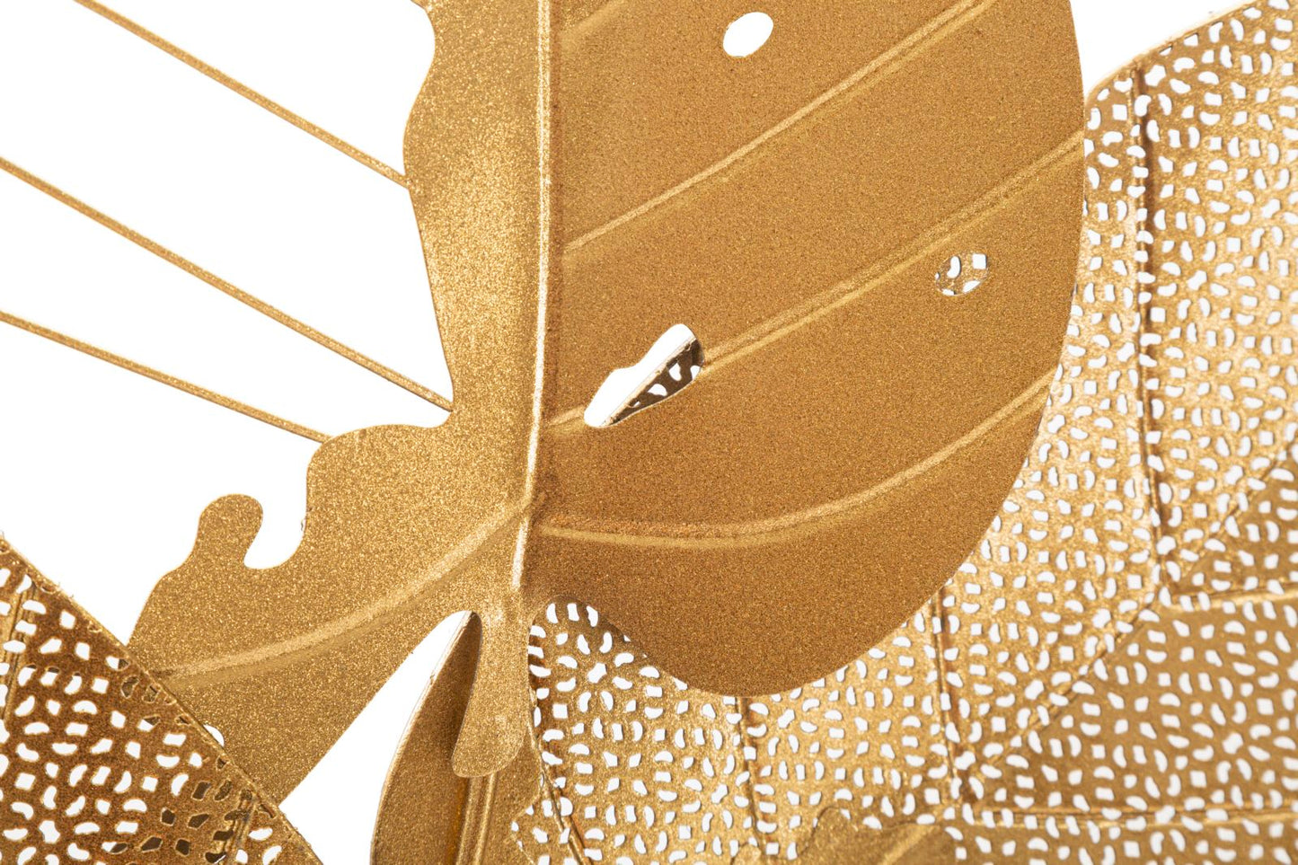 Painel em Ferro Autumn Folha Dourado Cm 53x4x84,5