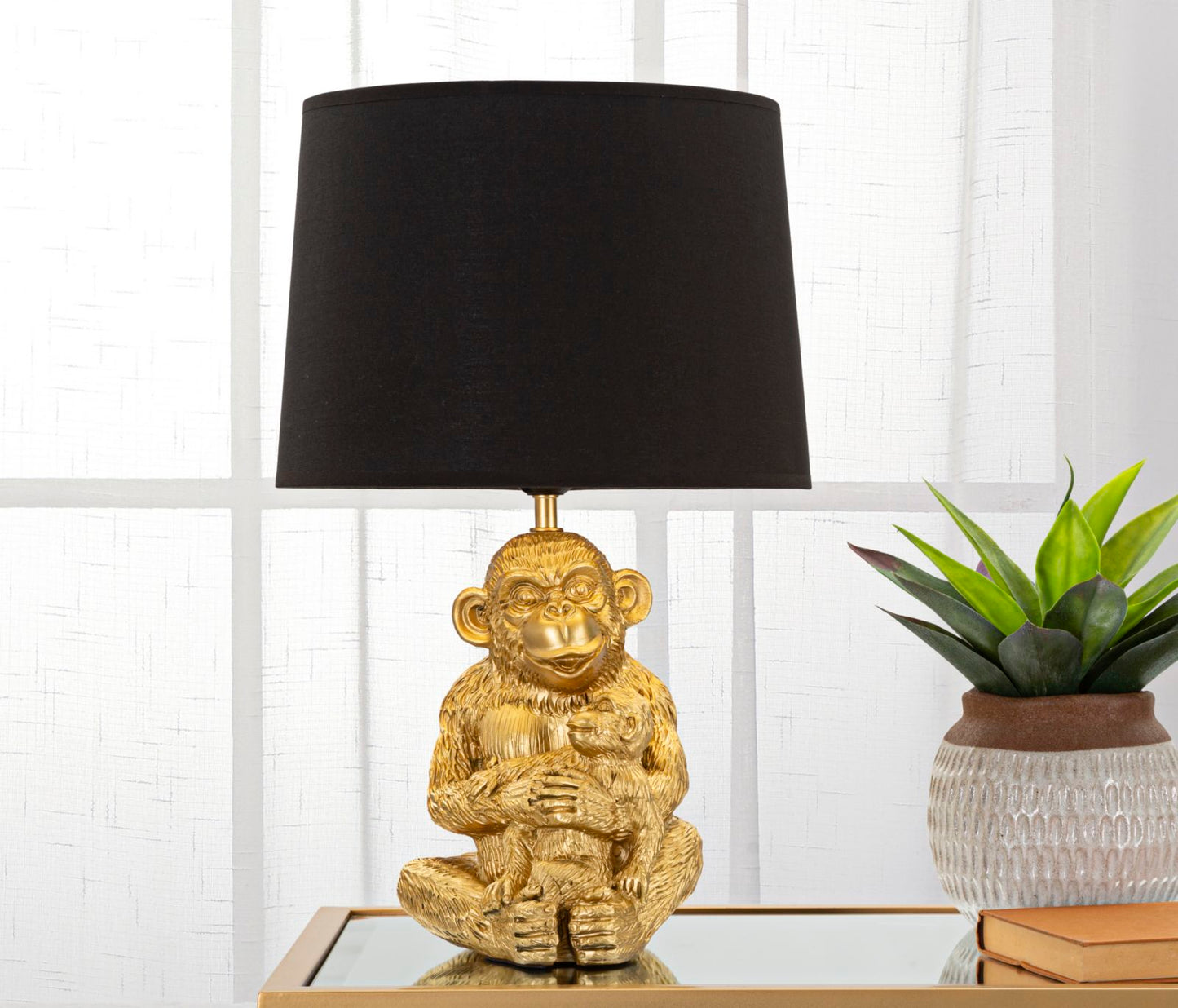 Candeeiro de Mesa Monkey Mum Cm ø 30x49