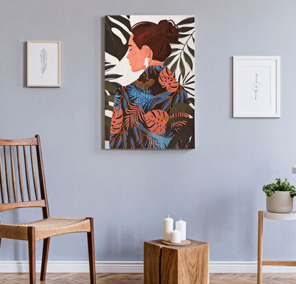 Moldura decorativa Lady Jungle -B- 80x2,8x120