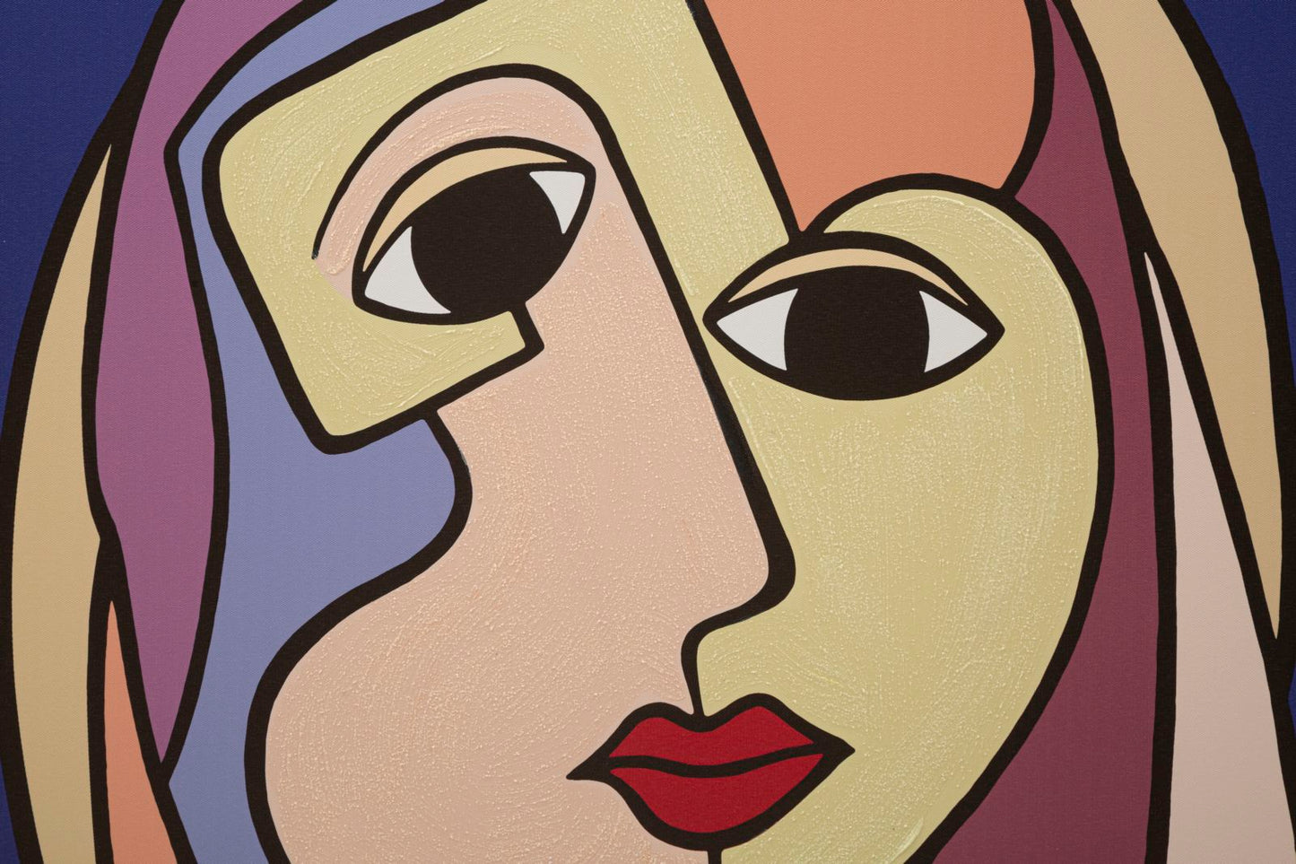 Estampa pintada Double Faces Large -A- Cm 80x3x120